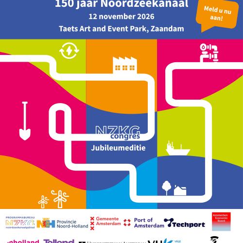 Nieuwsbericht afbeelding betreft Meld je nu aan voor het NZKG-Congres 2026 op 12 november: De kracht van het NZKG & 150 jaar Noordzeekanaal