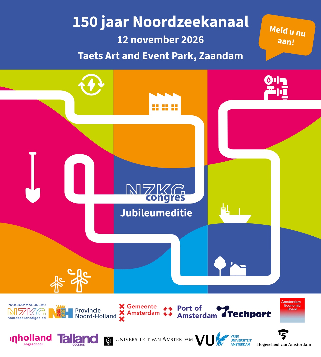 Jubileum NZKG-Jaarcongres 2026: 150 jaar Noordzeekanaal